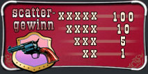Silver Bullet Spielautomat Scatter